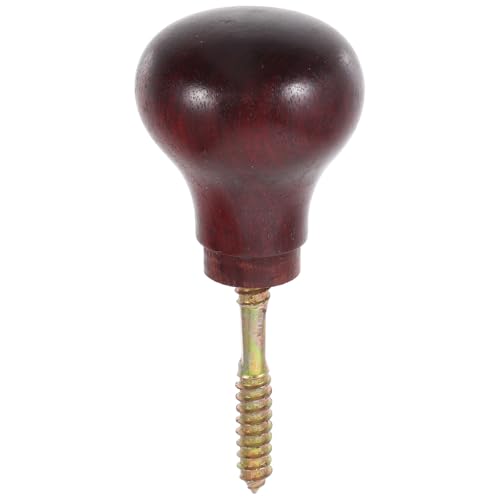 JHKNNK Sturdy Ergonomic Walking Stick Handle African Bloodwood Wooden Replacement Grip for Men Women Lightweight Hardwood Cane Knob Attachment