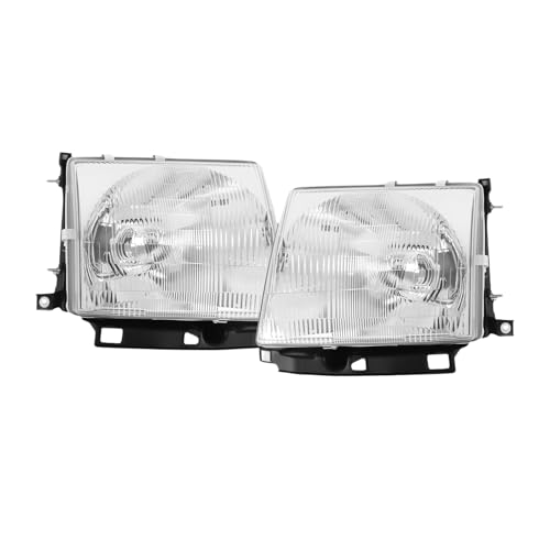 Yunnergo Headlight Assembly w/Bulb Compatible with Tacoma 1997-2000 2WD