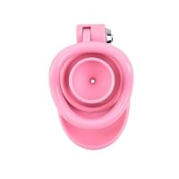 Crysore Sissy Sexspielzeuge Inverted Chastity Cage Männer mit 3 Urinbeutel und 6 Katheter Keuschheitskäfig aus ABS mit Push-Lock und 5 Ringen zur Fesselung des Männlichen Penis (A) – Ansicht 6