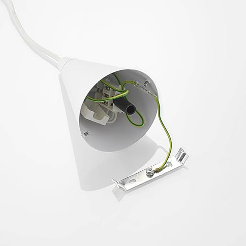 Lucande Naoh Lampada A Sospensione, 1 Luce, Bianco - 10