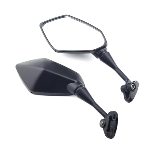 Rétroviseurs de moto noirs avec grand angle de vision pour RC51