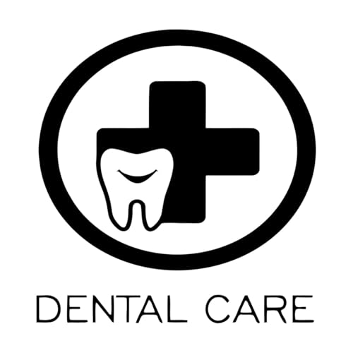 Dental Care Logo Zahnarzt Wand Aufkleber Aufkleber Kunst Vinyl Z&auml;hne Werkzeuge Wandbild Home Decor Tattoo Moderne Badezimmer-S-30x31cm-Black