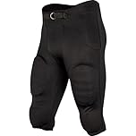 Champro Men's Safety Practice Football Pants with Pads Black