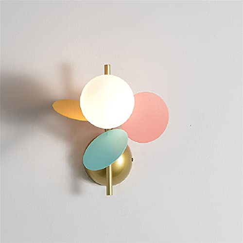 Appliques murales LED en forme de feuilles et branches dorées JCAKES pour decoration de chambre