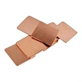 Vibsky Thermo-Unterlegscheiben, 15 x 15 mm, reines Kupfer, 100 Stück