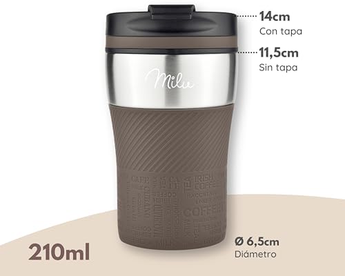 Miniatura 3 de Milu - Taza Térmica Con Grabado 210 Ml , Idea De Regalo Personalizado Para Cumpleaños O Navidad, Unisex