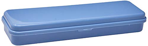 Estojo Plastico Plus Azul Pastel, Waleu, 10080028, Azul