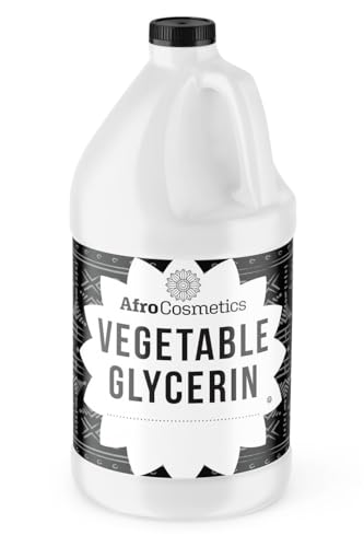 AFROCOSMETICS Pure Natural Vegetable Glycerin Great for Skin Hair Non-GMO 1 Gallon