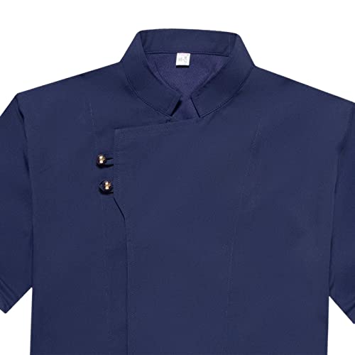Tachiuwa de manga, de malha respirável de amigável uniformes para restaurantes hotéis homens, XXXL A