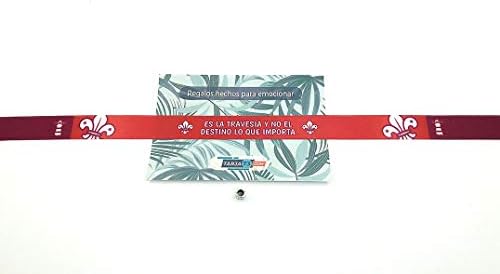 TARJA 73 – Pulsera de Tela con Mensaje – Pulsera Scouts – Regalo Personalizado y Original