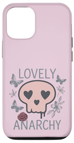 かわいい ’nパンクスカルハーツバザス美学カワイイ スマホケース iPhone 12/12 Pro 用