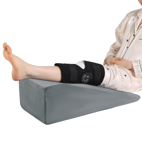 ROYALAY Leg Elevation Pillows for After Surgery, Knee Surgery Recovery Equipment with Handle, Leg Lifter Blood Circulation, Knee Replacement Recovery Aids for Hip Foot Ankle