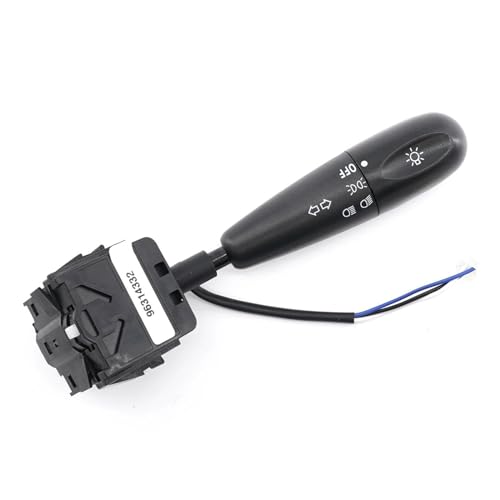 TREGOO Compatible con Chevrolet para Spark Interruptor Combinado Limpiaparabrisas Columna Dirección Coche 96314332 Interruptor Tallo Iluminación Indicadora Interruptores Interiores Conmutador Columna