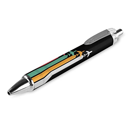 Bolígrafo de tinta azul suave marca Airplane para material escolar y de oficina, pack de 4 6