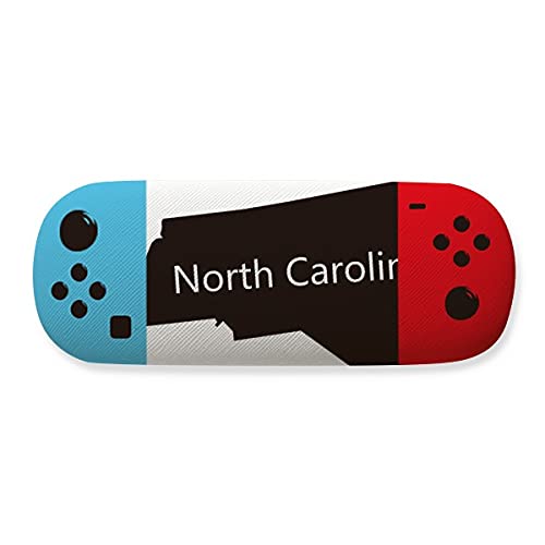 Étui de rangement pour lunettes carte du Nord des États-Unis en tissu protecteur