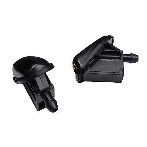 Premium Adjustable Wiper Washer Nozzles Non Heated Fit for Mini Cooper S JCW Cabrio Electric Clubman Countryman 2000-2023 Front Windshield Washer Jet | Direct Replacement | Easy to Install | 2 Pack