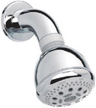 Hansgrohe 28442801 Showerhead installed on a shower arm