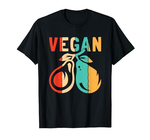 Retro Raw Vegans Végétarien Végétarien à base de plantes T-Shirt