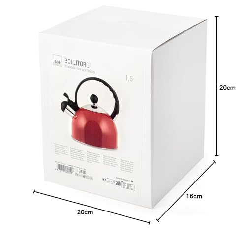 Bouilloire avec sifflet inox H&H : l'excellence de l'induction - 4