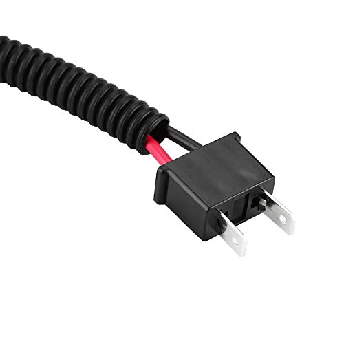 Image of H7 Wire Extension Cable for Headlights and Fog Lights with Ceramic Connector Plug Adapter