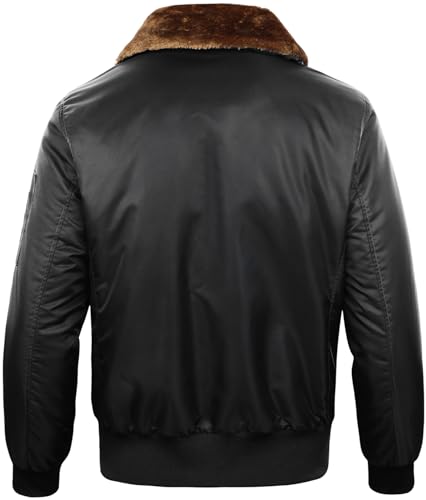 Image of PEGENO Men's Lightweight Bomber Jacket Windproof Jacket Waterproof Nylon Fabric
