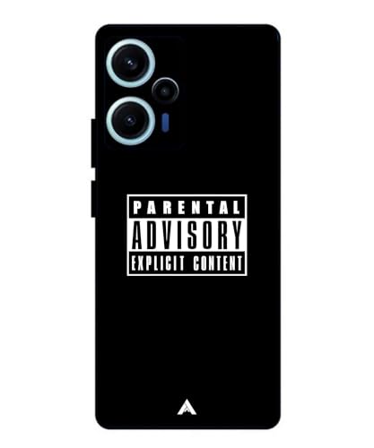 Image of Premium Explicit Case for Poco X6 Soft-Touch Metal TPU Back Cover, Shockproof, Designer, Aesthetic Mobile Phone Case (Glossy Finish)