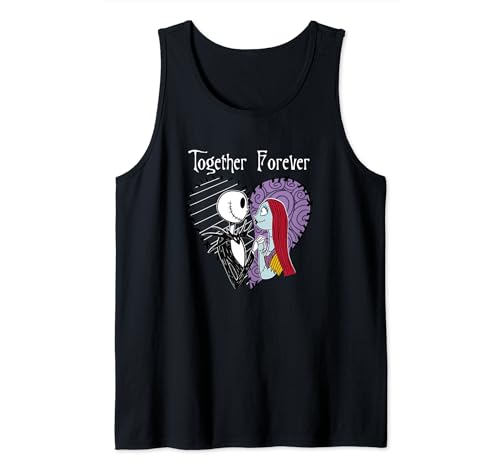 livre Disney The Nightmare Before Christmas Jack & Sally Together Débardeur