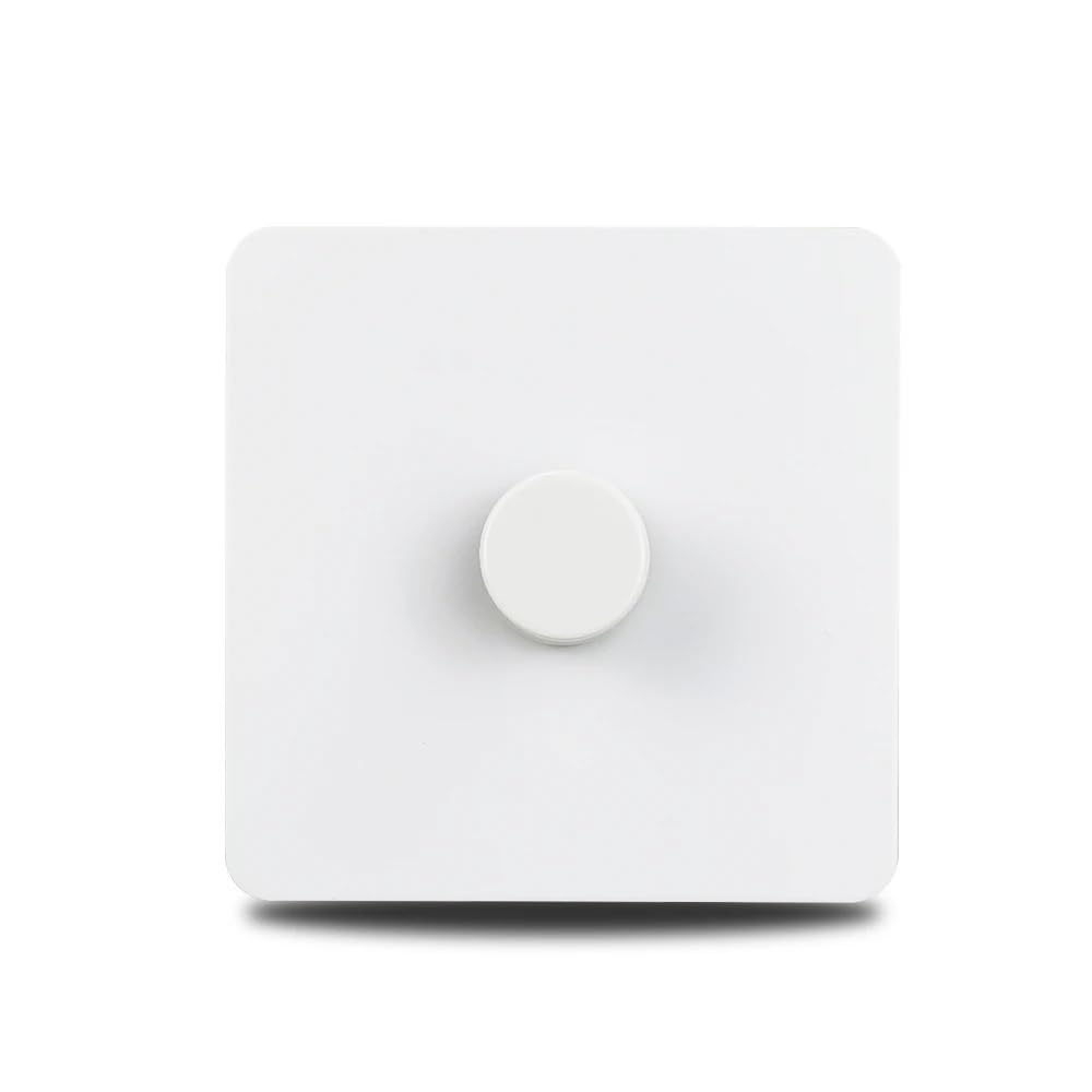 Interrupteur variateur double va-et-vient va et vient blanc mat encastrable