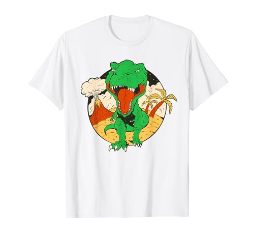 Photo de Vulcain Paysage Dinosaure T-Rex T-Shirt