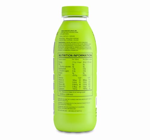 Image of PRIME HYDRATION Lemon Lime Hydration Drink, 16.9 Fl oz / 500 Ml