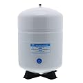 Neo-Pure 3.2-Gallon RO Storage Tank, Powder-Coated Steel, Stainless Steel, 1/4" FPT x 3/8" Quick-Connect, Durable, Leak-Free Design