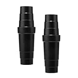 Munsesi 2 Pcs Vacuum Cleaner Hose Adapter, Universal Dust Extractor Hose Adaptor, Leak-Proof Connector for 31.5mm-45mm Dust Extraction Hoses for Power Tools Table Saw Circular Saw Eccentric Grinder