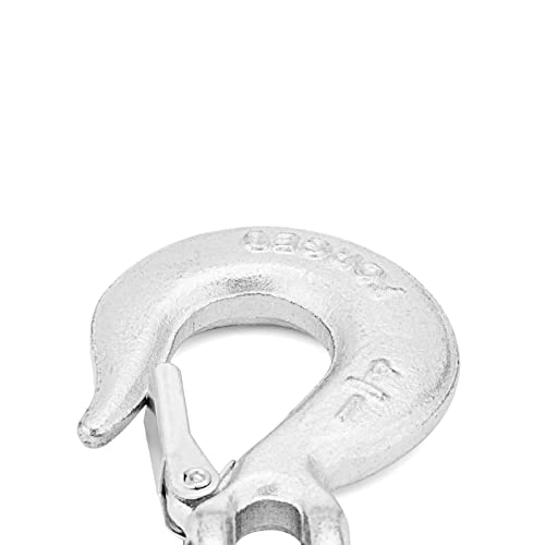 Wsays 2 Set 1/4\" Winch Clevis Slip Tow Chain Hook Compatible with ATV UTV Fit 3/16 and 1/4 Inch Synthetic Rope - Thumbnail 6