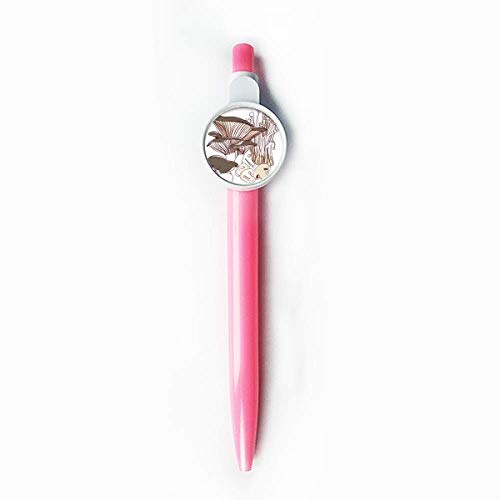 Stylo à bille rétractable bleu à motif artistique de vaisselle maison