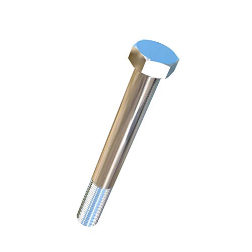 Allied Titanium 0011124, (Pack Of 2) M12-1.25 Pitch X 100Mm Titanium Hex Head Bolt, Grade 2 (Cp) #TOP11