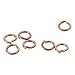 FEIYING M8 Copper Split Lock Washer, 8Pcs Spring Lock Washer Sealing Ring Gasket