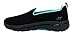Skechers Women's Gowalk Arch Fit- Grateful Walking Shoes Black/Aqua 9 M US