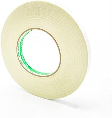 KAIHENG 1/2 Inch x 200 Feet Fabric Tape Double Sided, Clear Adhesive Tape No Sew Stitch Witchery Hemming Tape for Wall, Rug, Floor, Clothes, Arts, Fabric, Crafts and Scrapbooking, White