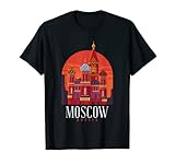 Russia City Skylines Silhouette Outline
