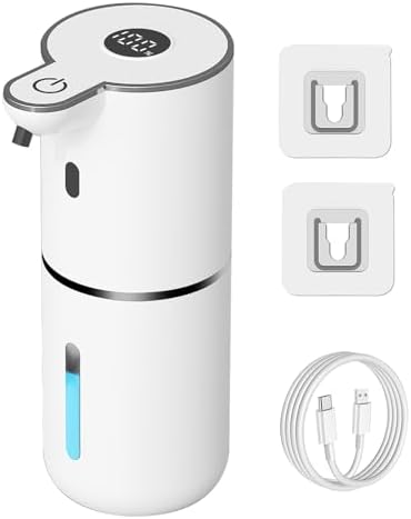 Automatic Liquid Soap Dispenser Touchless, USB Rechargeable Smart...