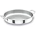 LACOR Wagner 50645W Paella-Pfanne ohne Deckel, Edelstahl 18/10, 45 cm, Silber