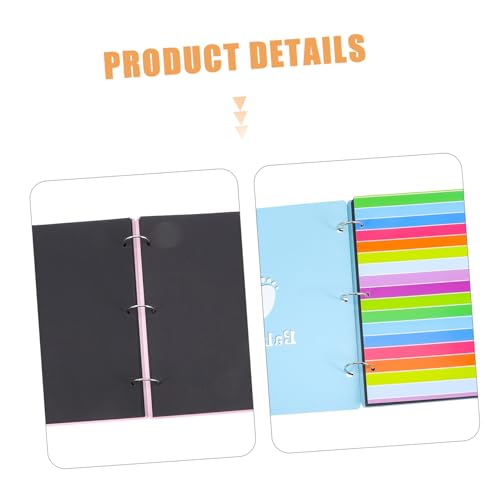 Vaguelly Álbum de fotos do bebê álbum de recortes infantil álbum de fotos de casamento livros livro