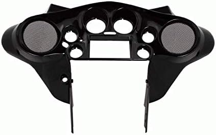 Double Din Install Car Stereo Dash Kit for a Aftermarket Radio Fits 1998-2013 Harley Davidson Streetglide, Standard, Classic, Ultra, Roadglide Trim Bezel is