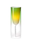 Material: Plástico Kartell Toobe Lámpara de Mesa, Verde, 20 x 20 x 55 cm
