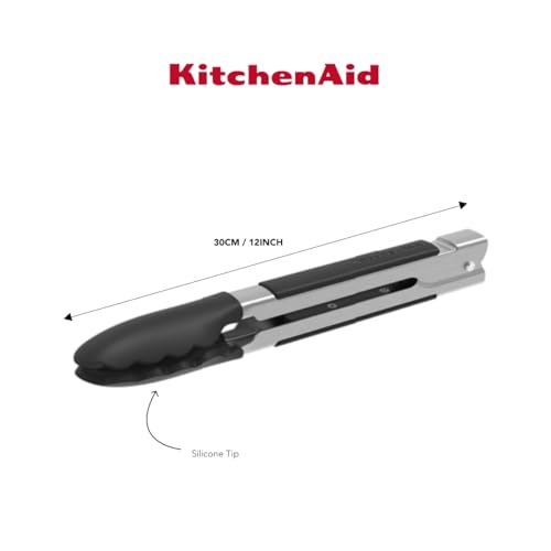 KitchenAid Silicone-Tipped Tongs, 30cm