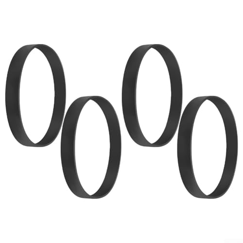 Honseadek - Honseadek Staubsaugerriemen Ersatz für UH71200, 4 Stück Gummiriemen 36 x 1,45 cm, kompatibel mit Rewind Modellen UH71012 UH71013 UH72003, Schwarz