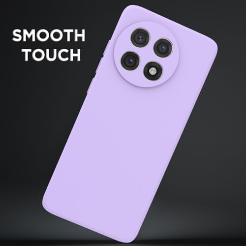 Image of Outlouders Back Cover for Vivo V40 Pro | Camera Protection | Durable Soft Matte Silicone Bumper Case (Purple)