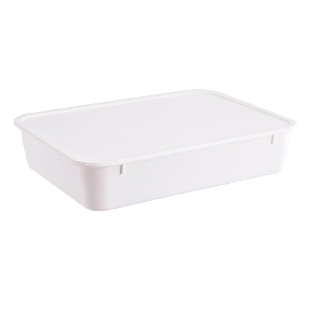 Set di 4 scatole impilabili, in plastica, per
