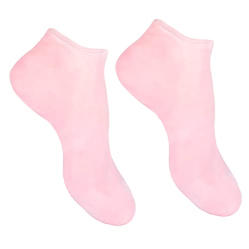 NOLITOY Hydrating Prevent Cracking Socks for Women Soft Sebs Sole Pads s 32-34 Comfort Elastic