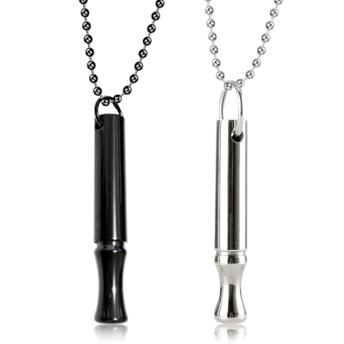 EIYVPRA 2 Pièces Collier de Respiration Consciente Anti-Stress, Collier D'anxiété Breathlace Collier, Collier Acier Inoxydable Femme MéDitation Soulagement Stress, Livré avec une pochette en velours